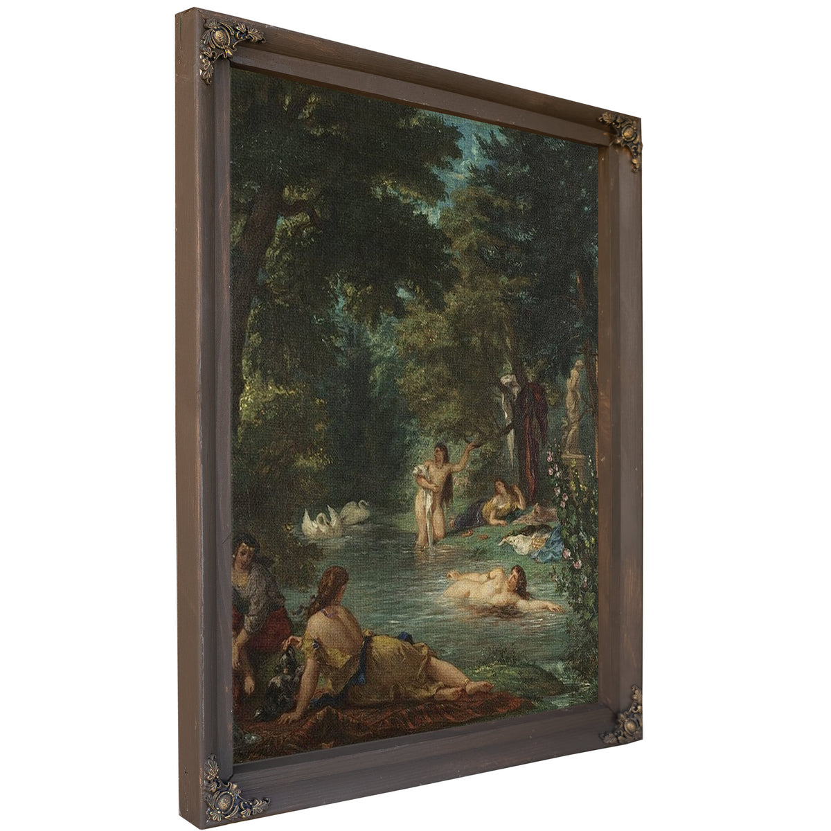 Bathers By Ferdinand Victor Eugene Delacroix
