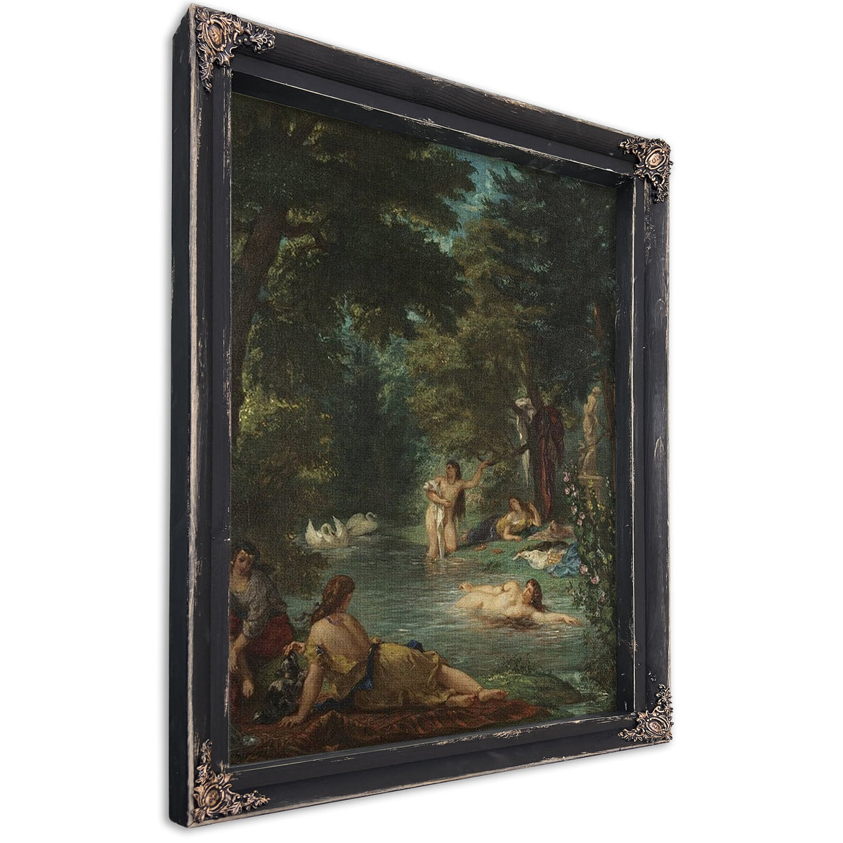 Bathers By Ferdinand Victor Eugene Delacroix