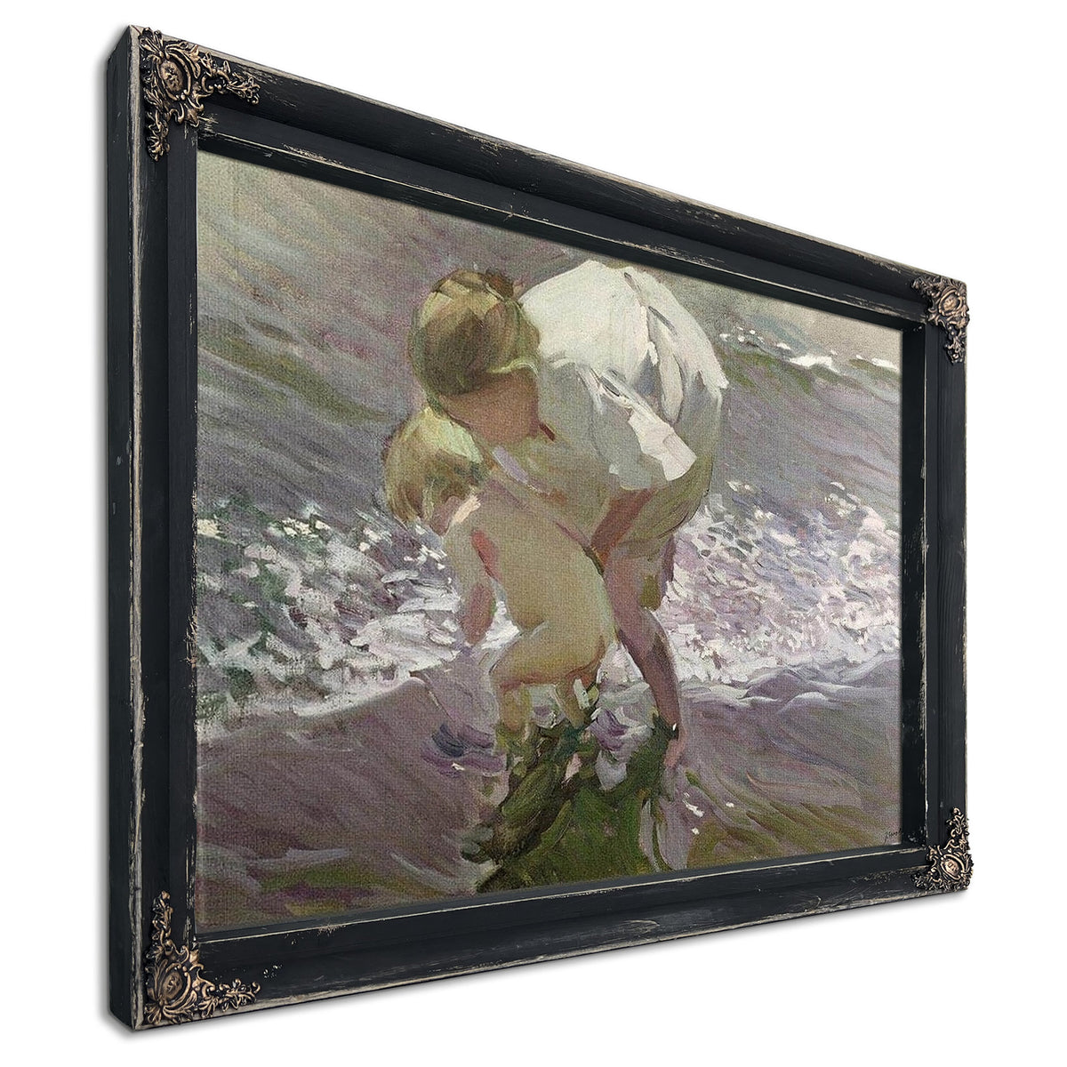 Bathing On The Beach By Joaquin Sorolla Y Bastida