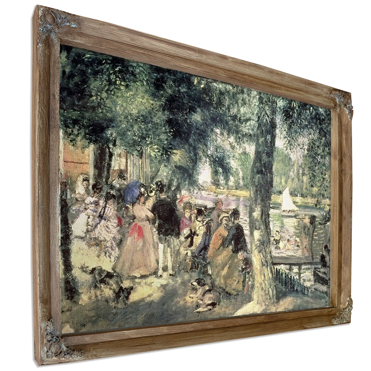 Bathing On The Seine Or, La Grenouillere, By Pierre Auguste Renoir