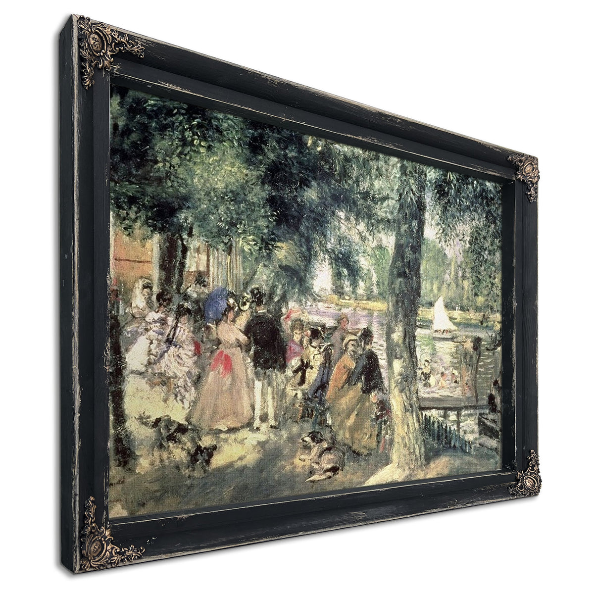 Bathing On The Seine Or, La Grenouillere, By Pierre Auguste Renoir