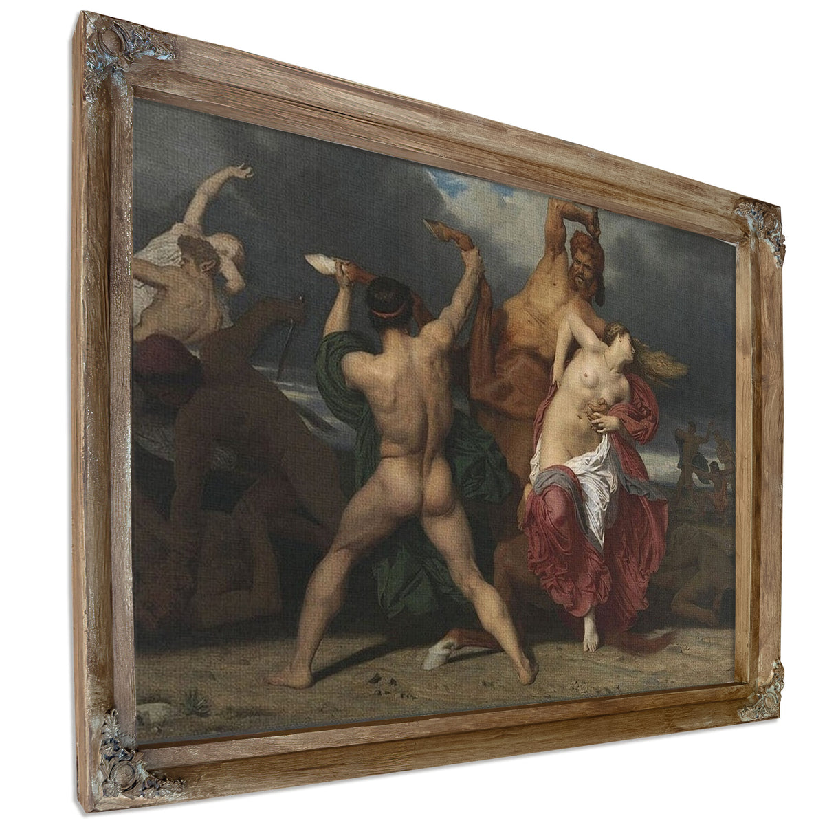 Battle Of The Centaurs And The Lapithae (Bataille Des Centaures Contre Les Lapithes) By William Adolphe Bouguereau