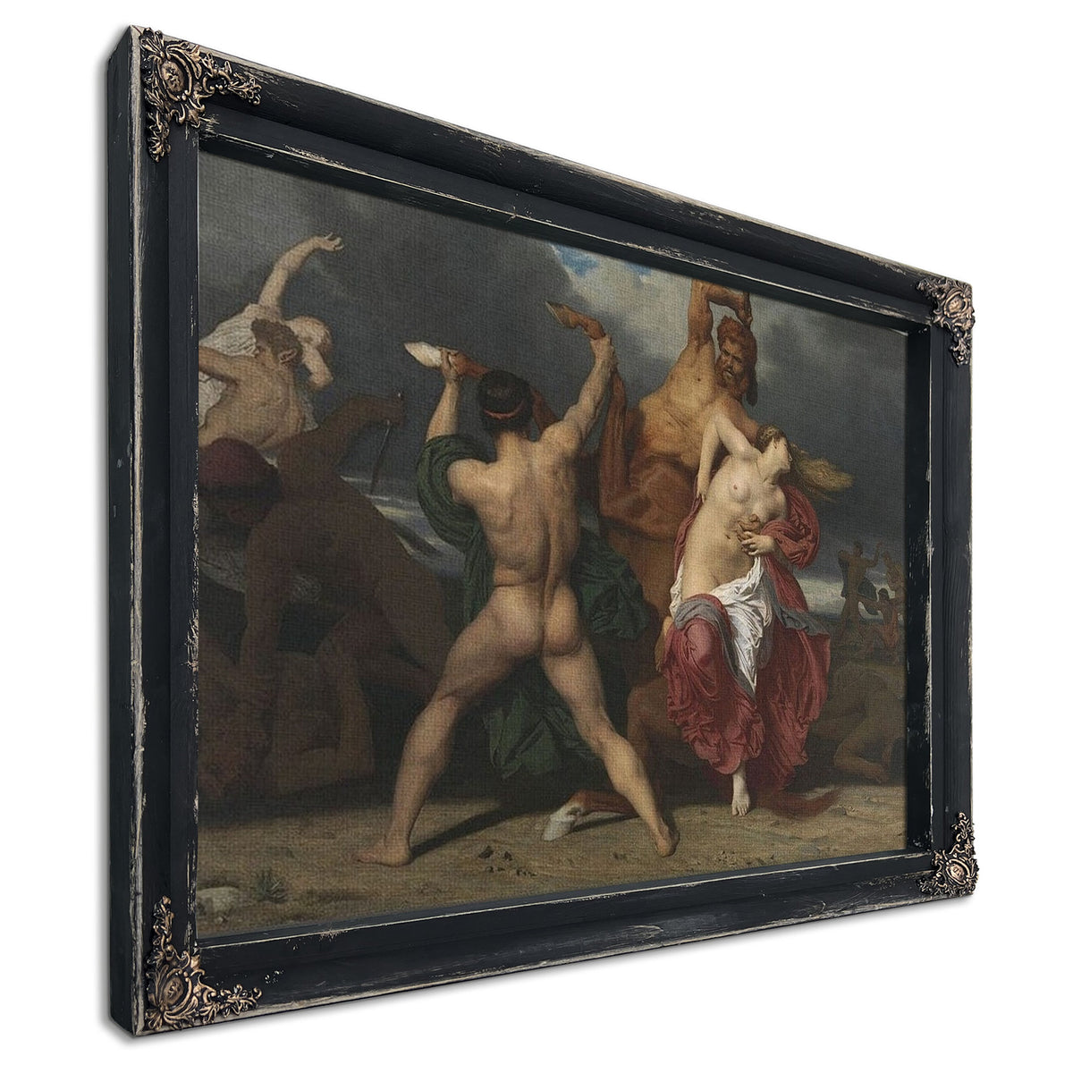 Battle Of The Centaurs And The Lapithae (Bataille Des Centaures Contre Les Lapithes) By William Adolphe Bouguereau