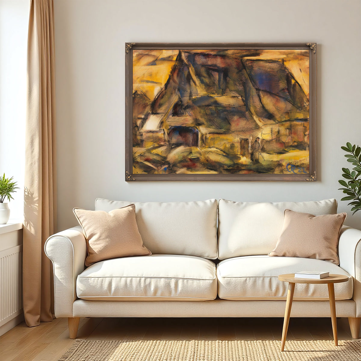 Bauernhaus In Holstein by Christian Rohlfs