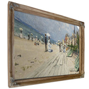 Beach At Trouville By Claude Monet
