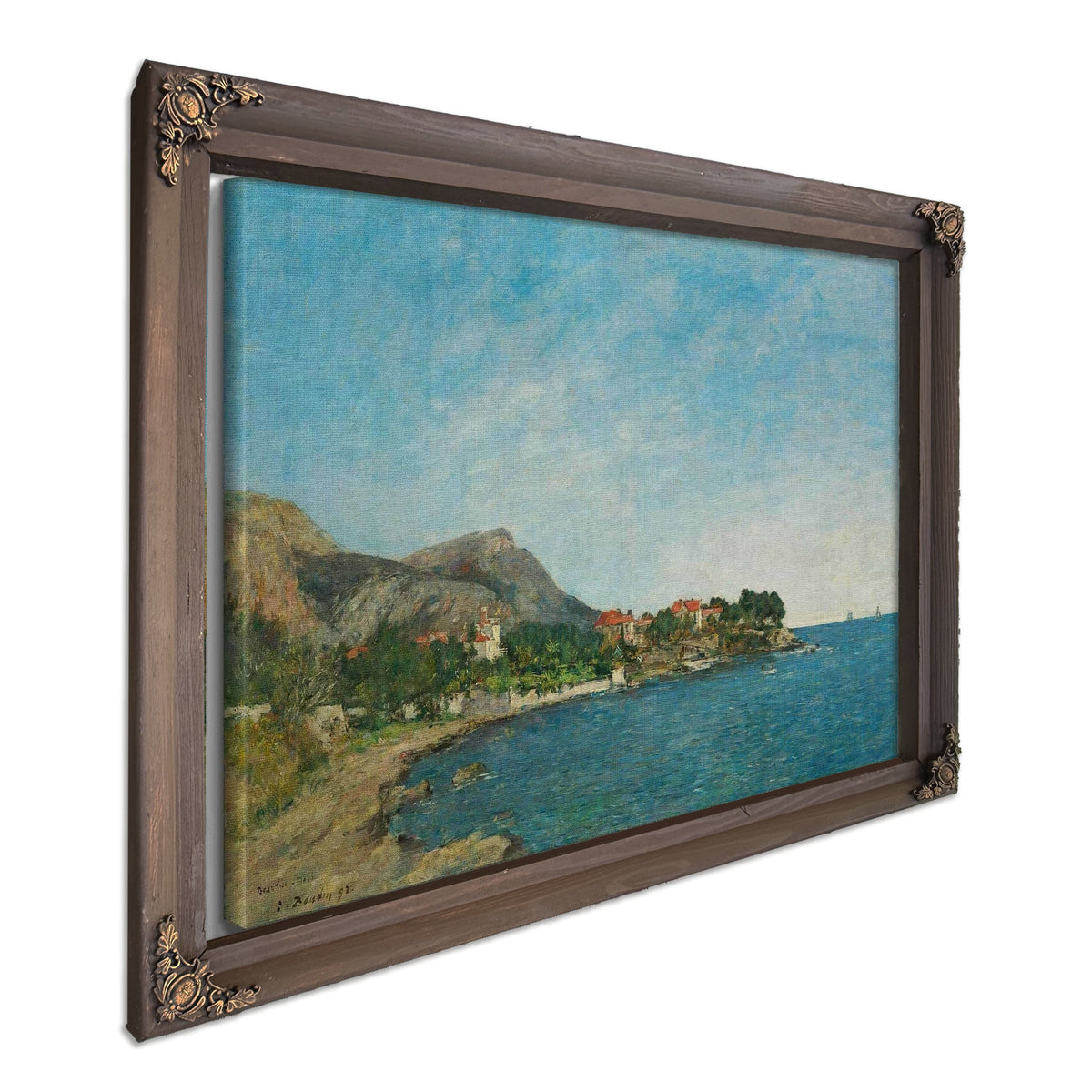 Beaulieu The Bay Of Fourmis by Eugene Boudin
