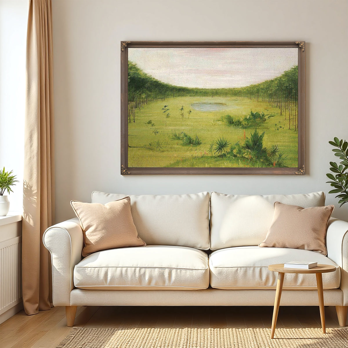 Beautiful Savannah In The Pine Woods Of Florida By George Catlin