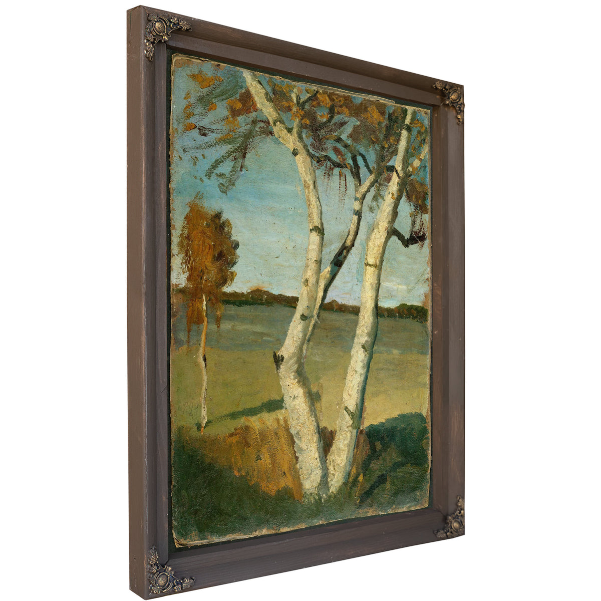 Birch Tree In A Landscape by Paula Modersohn Becker
