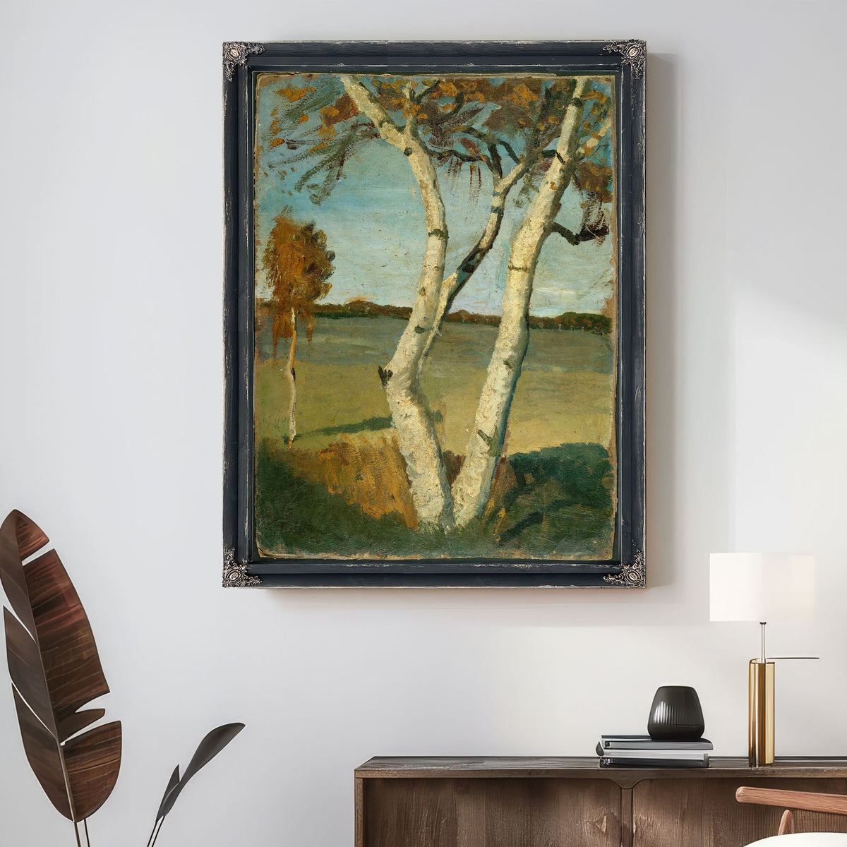 Birch Tree In A Landscape by Paula Modersohn Becker