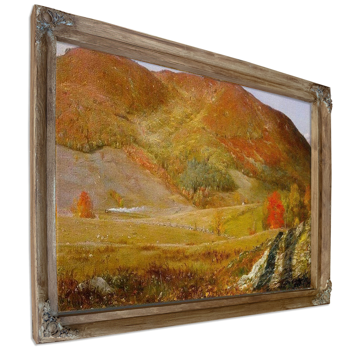 Blueberry Hill Vermont By Frederic Edwin Church