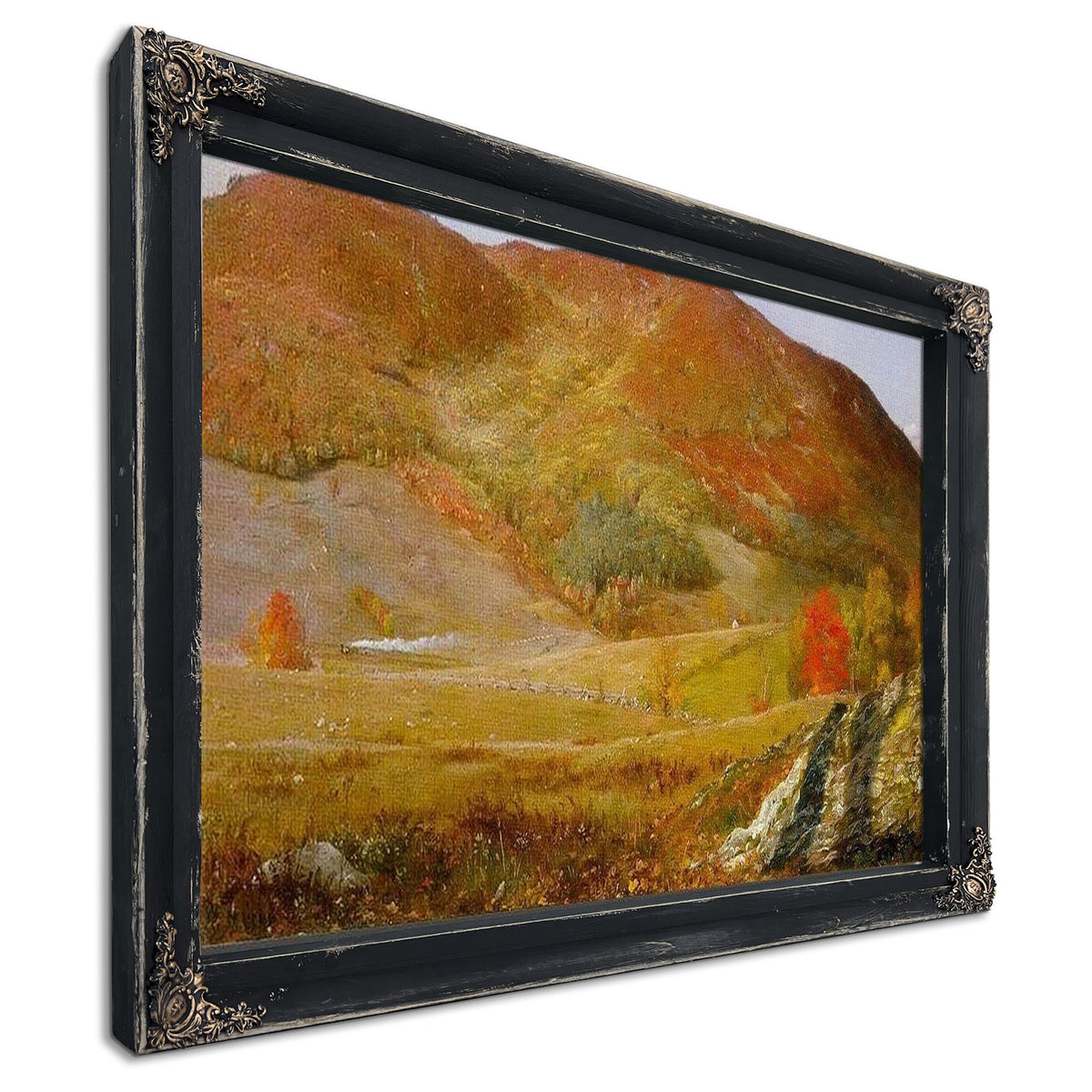 Blueberry Hill Vermont By Frederic Edwin Church