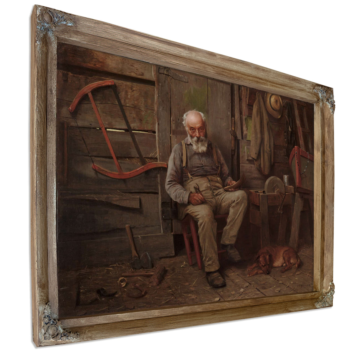 Boat Builder by John George Brown