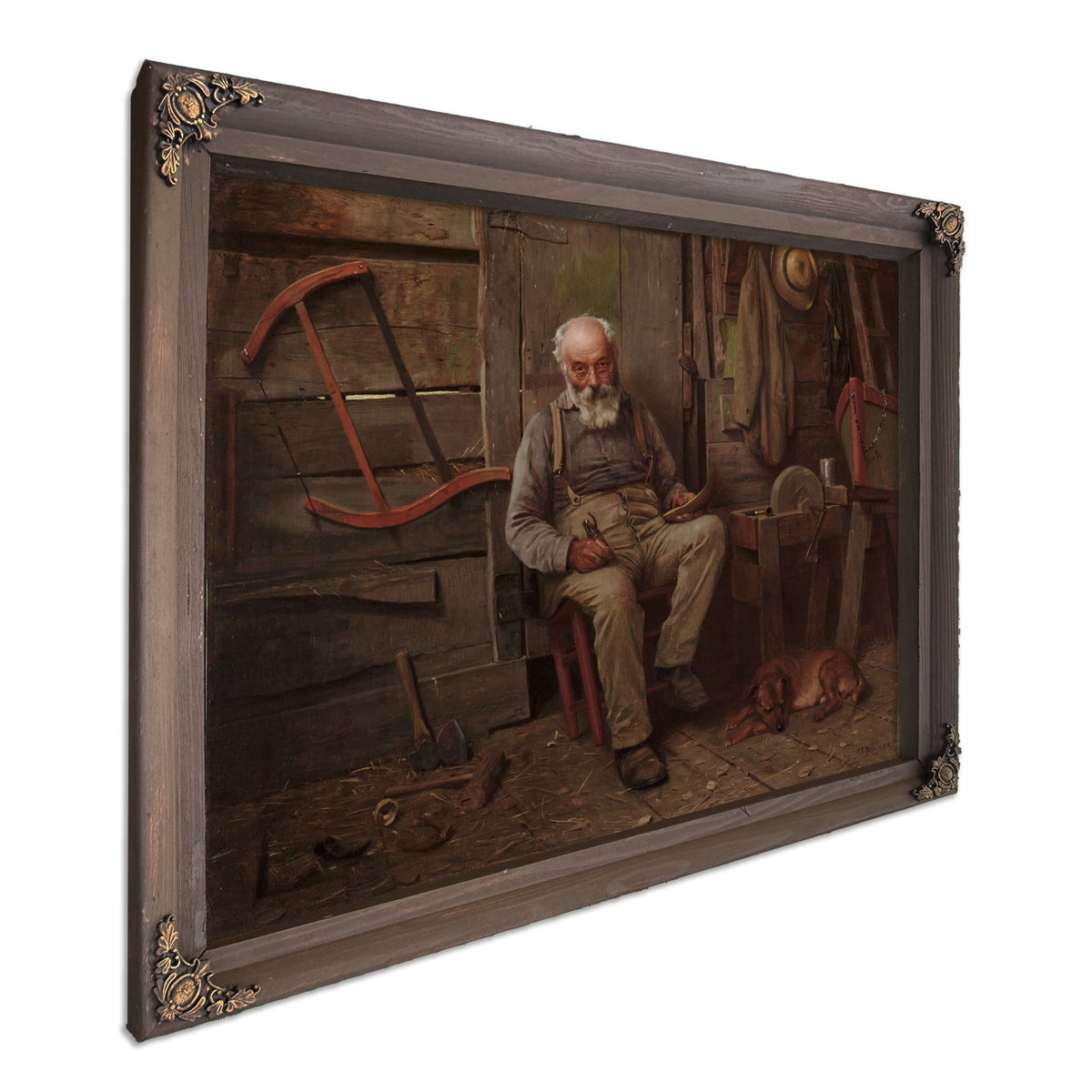 Boat Builder by John George Brown