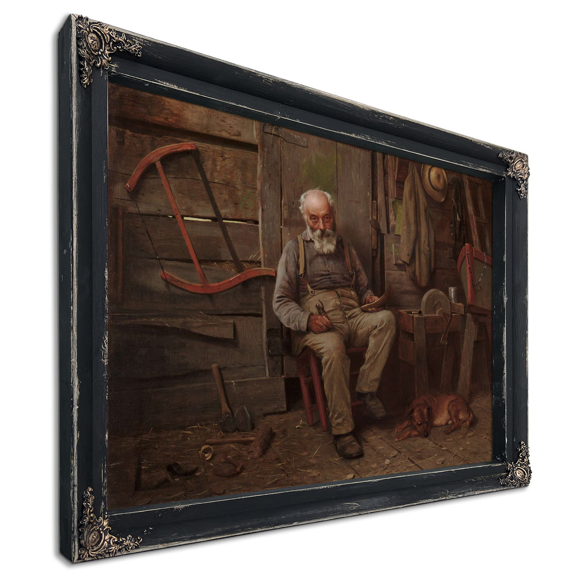 Boat Builder by John George Brown