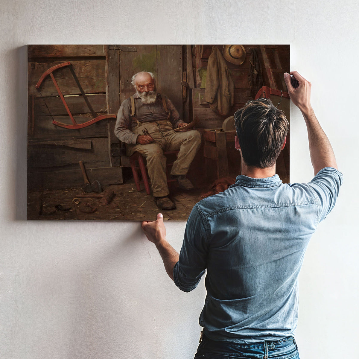 Boat Builder by John George Brown