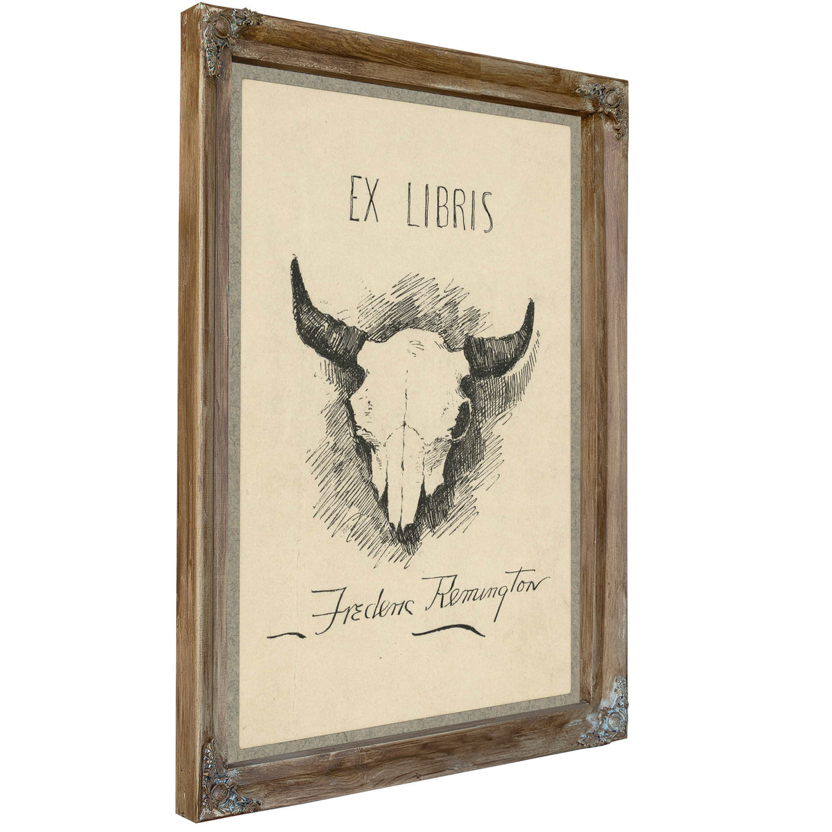 Bookplate Of Frederic Remington by Frederic Remington