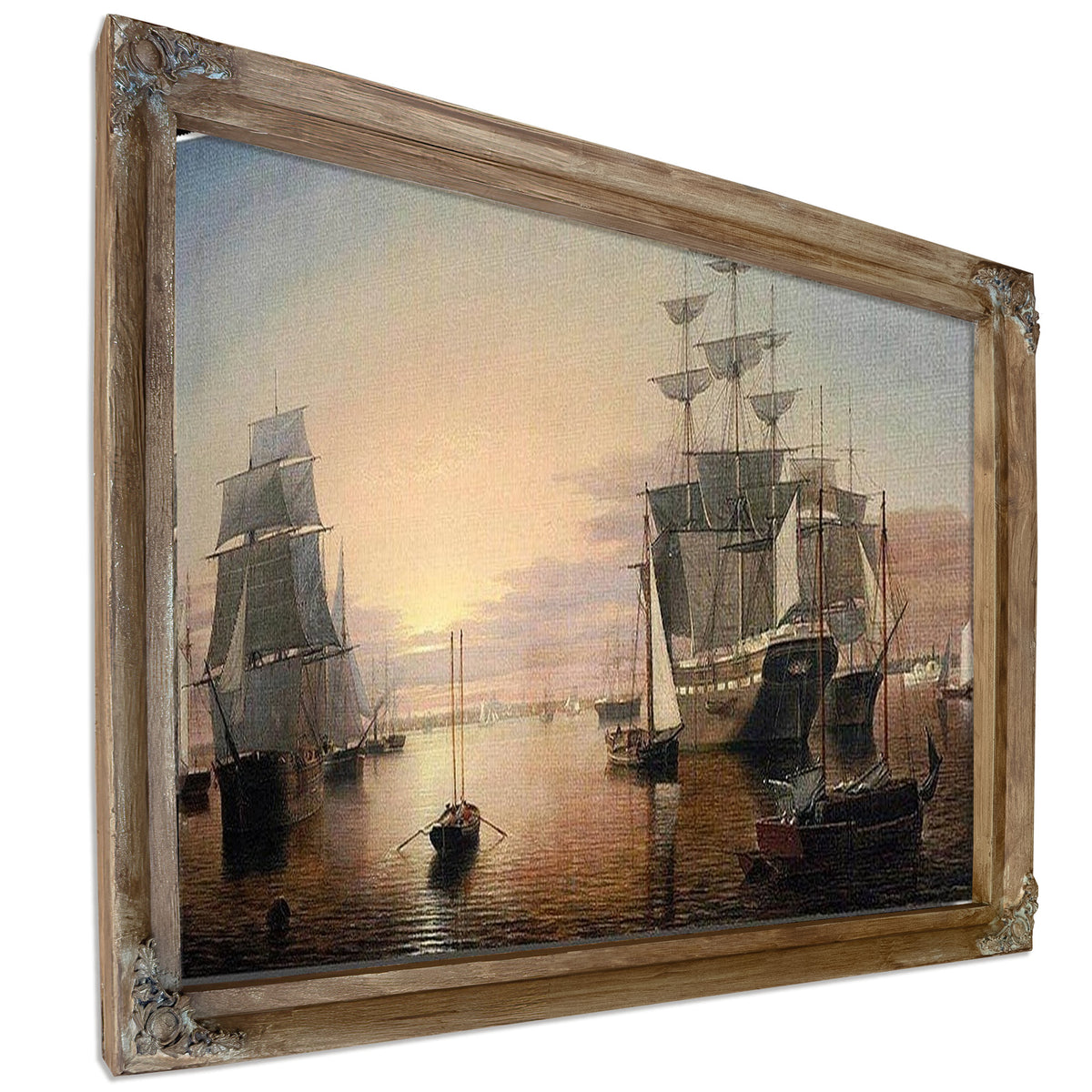Boston Harbor By Henry Fitz Lane