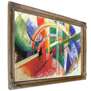 Boue Horse With Rainbow By Franz Marc