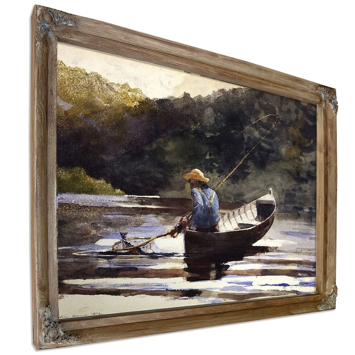 Boy Fishing By Winslow Homer