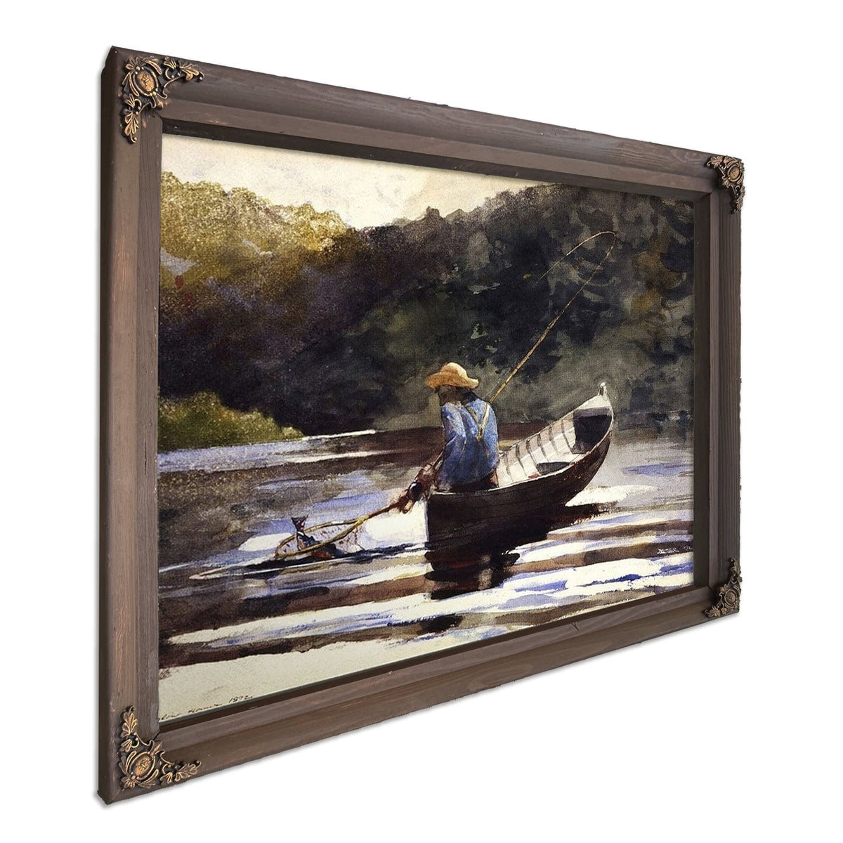 Boy Fishing By Winslow Homer