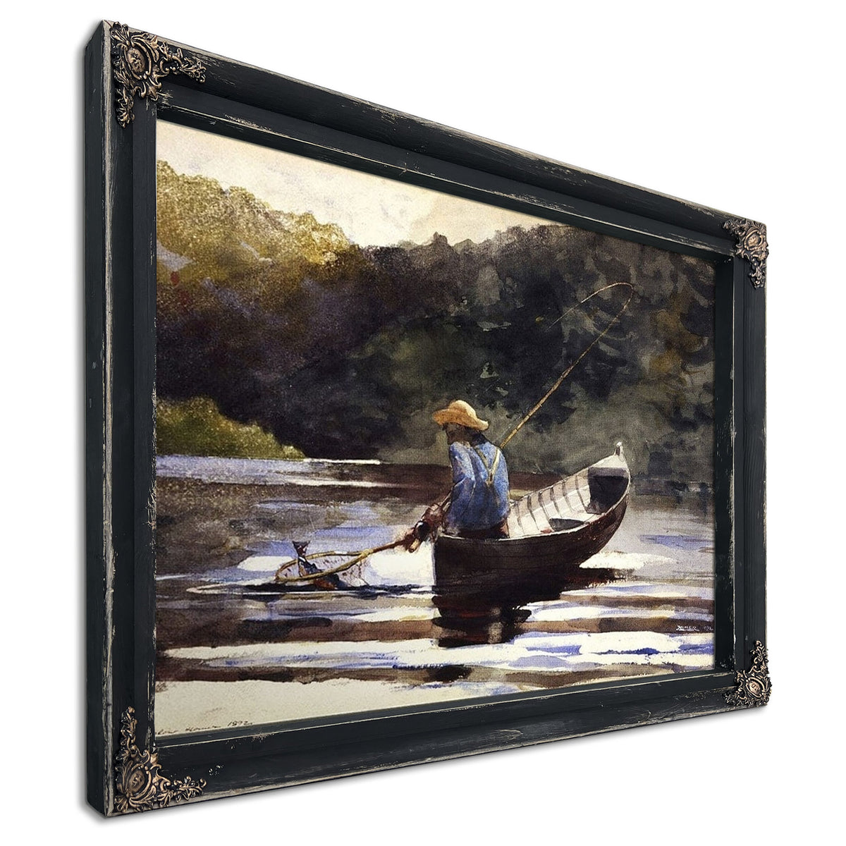 Boy Fishing By Winslow Homer