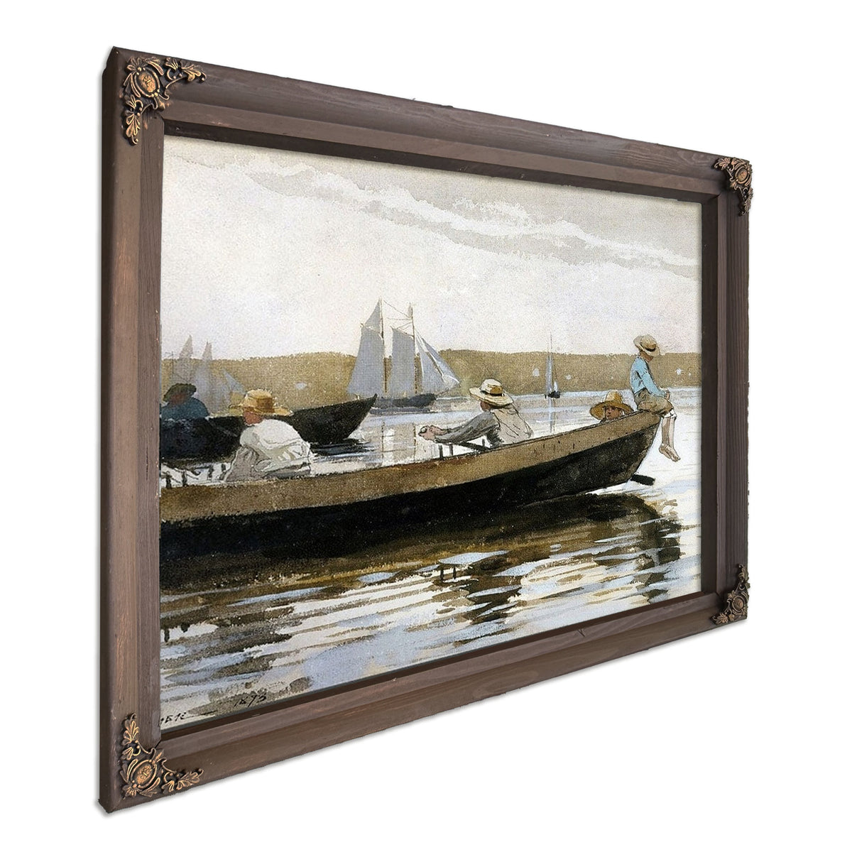 Boys In A Dory By Winslow Homer