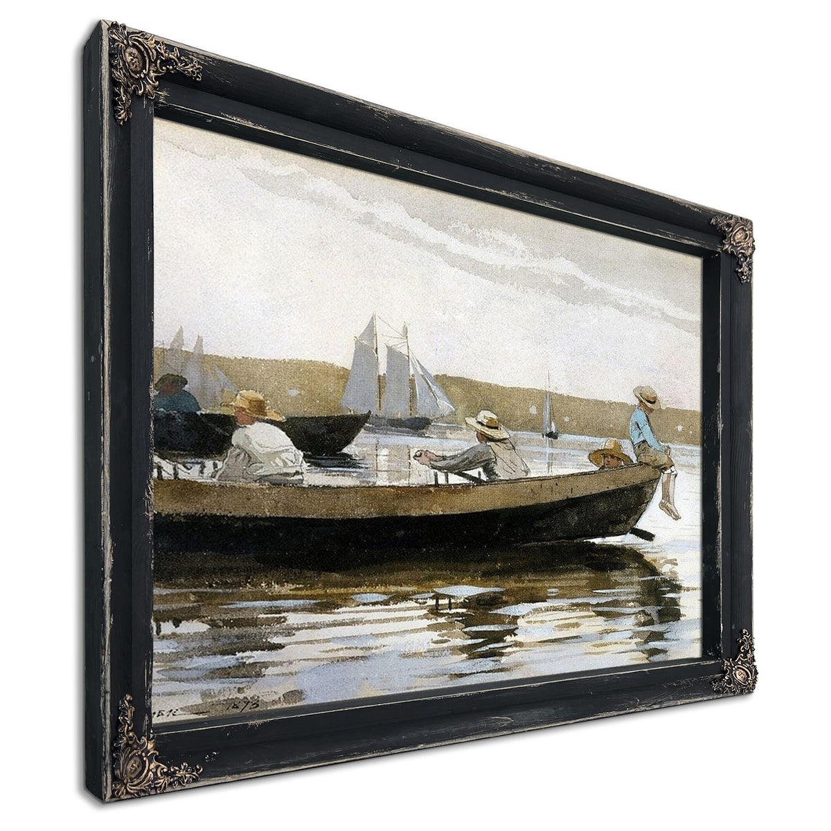 Boys In A Dory By Winslow Homer