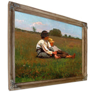 Boys In A Pasture Painting Winslow Homer Canvas Art