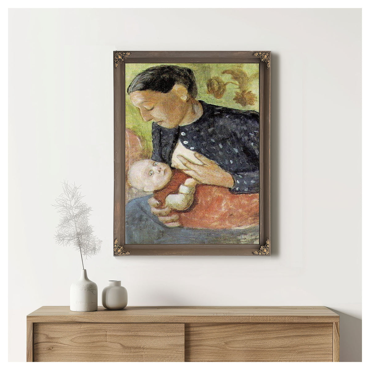 Breast Feeding Mother By Paula Modersohn Becker