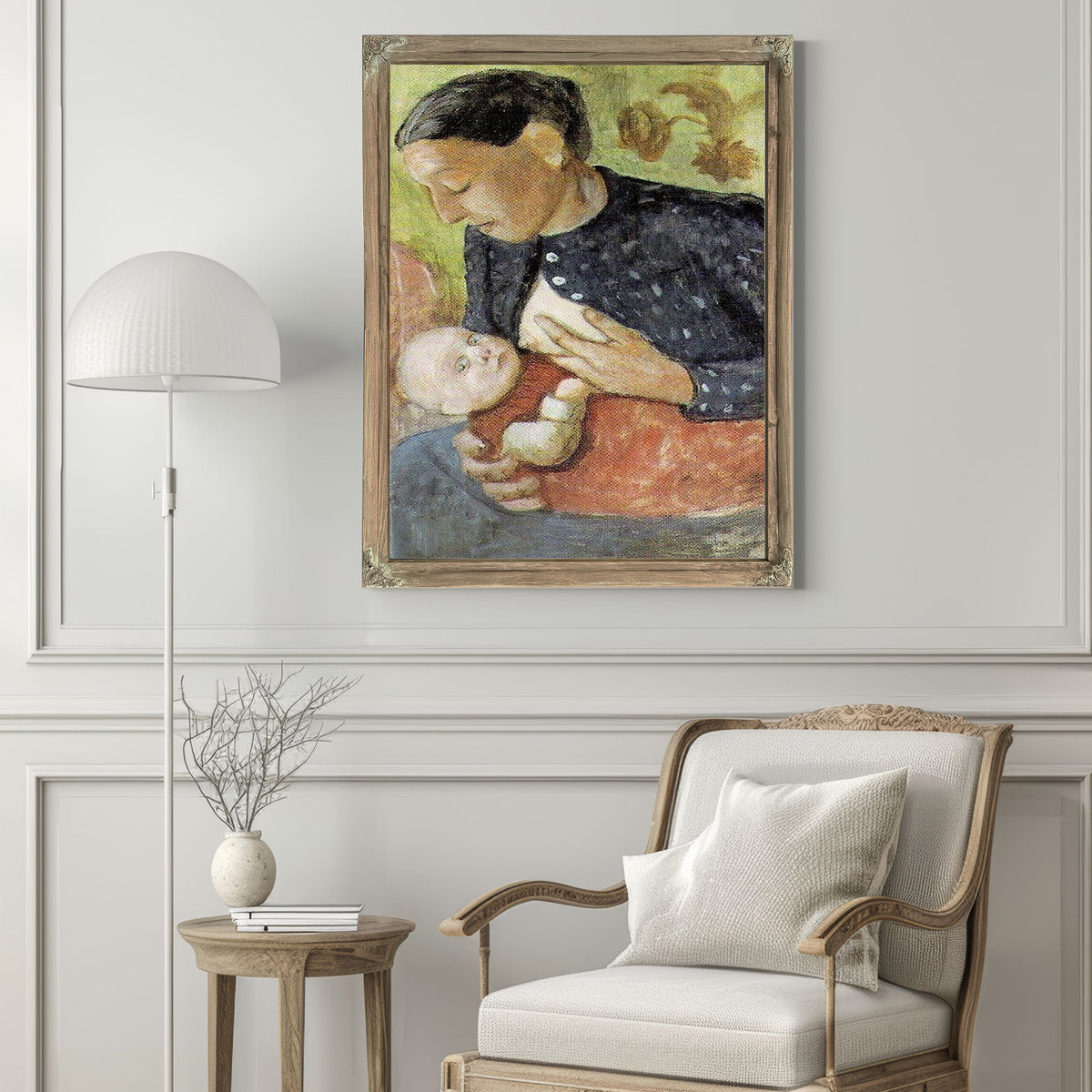 Breast Feeding Mother By Paula Modersohn Becker