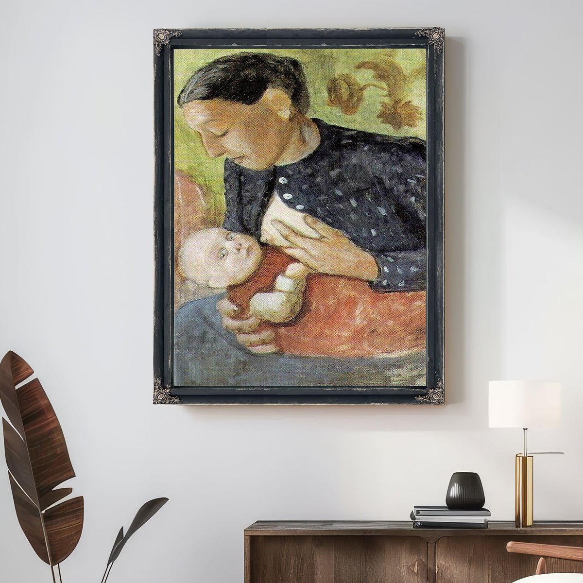 Breast Feeding Mother By Paula Modersohn Becker