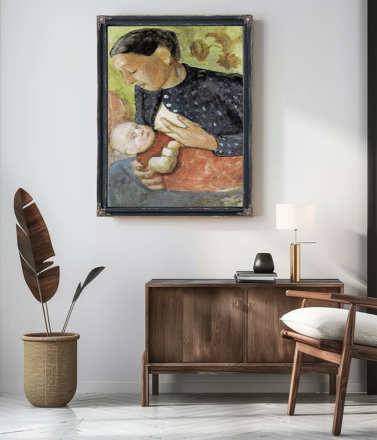 Breast Feeding Mother By Paula Modersohn Becker