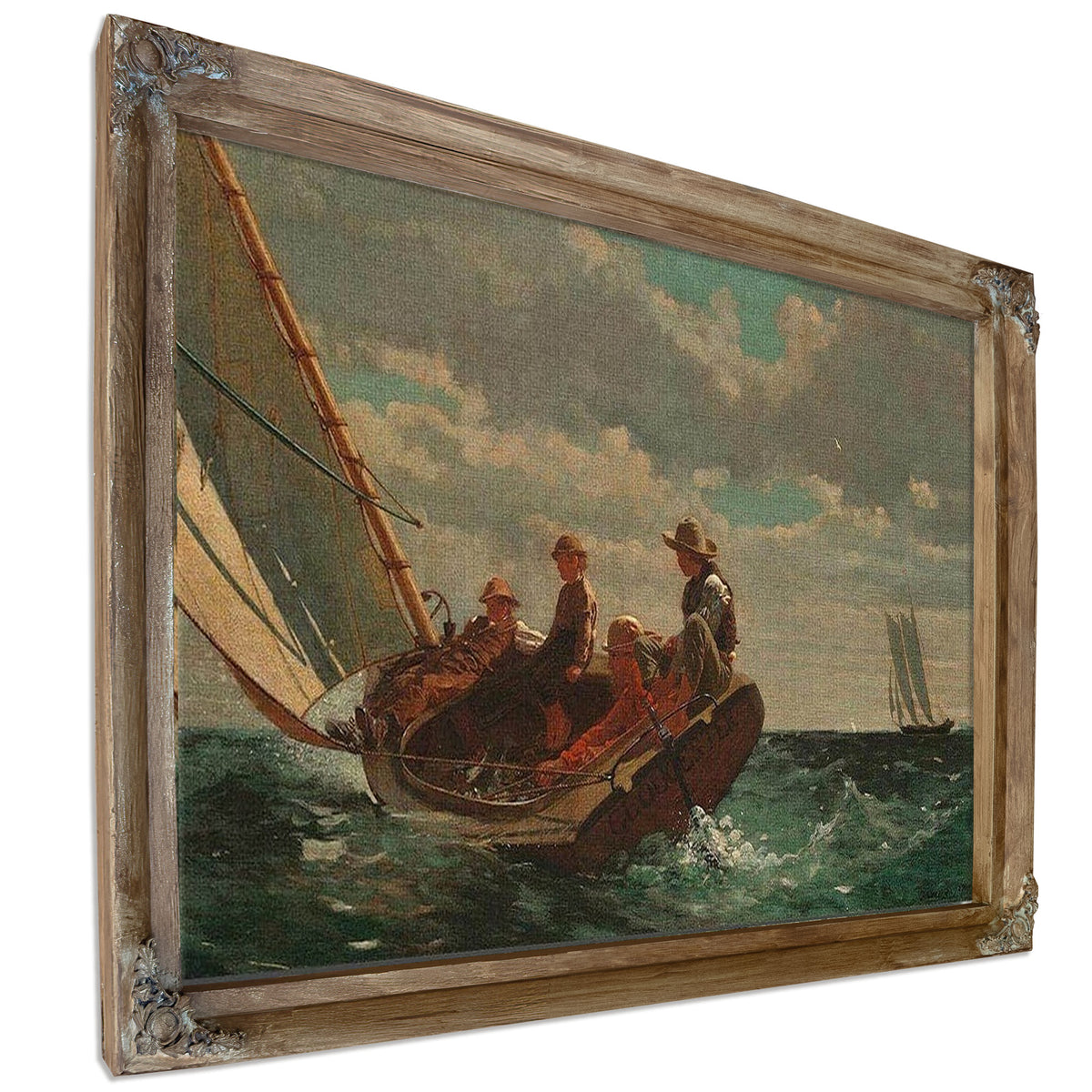 Breezing By Up By (A By Fair By Wind) By Winslow Homer