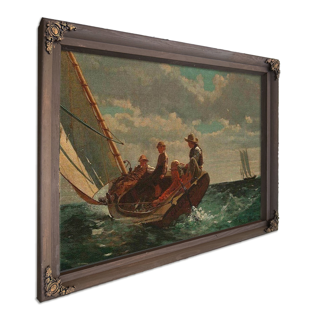 Breezing By Up By (A By Fair By Wind) By Winslow Homer