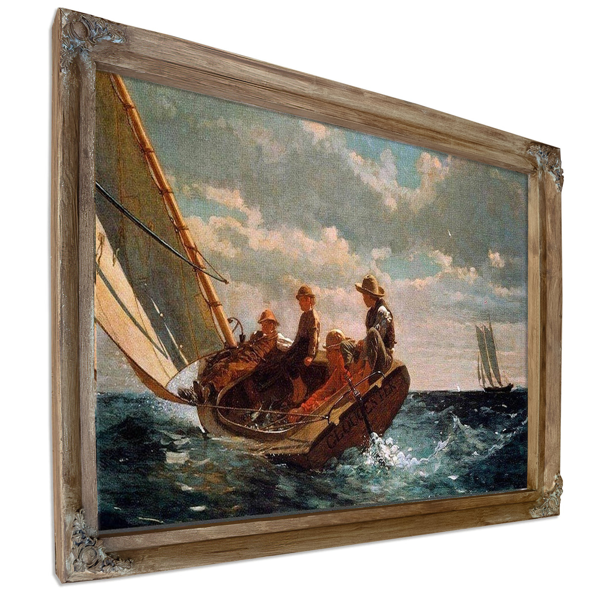 Breezing Up By Winslow Homer