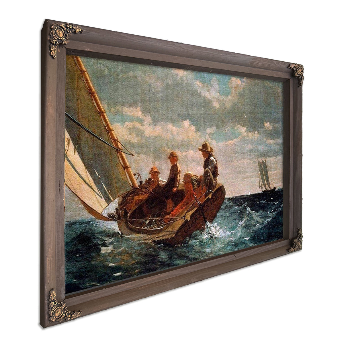 Breezing Up By Winslow Homer