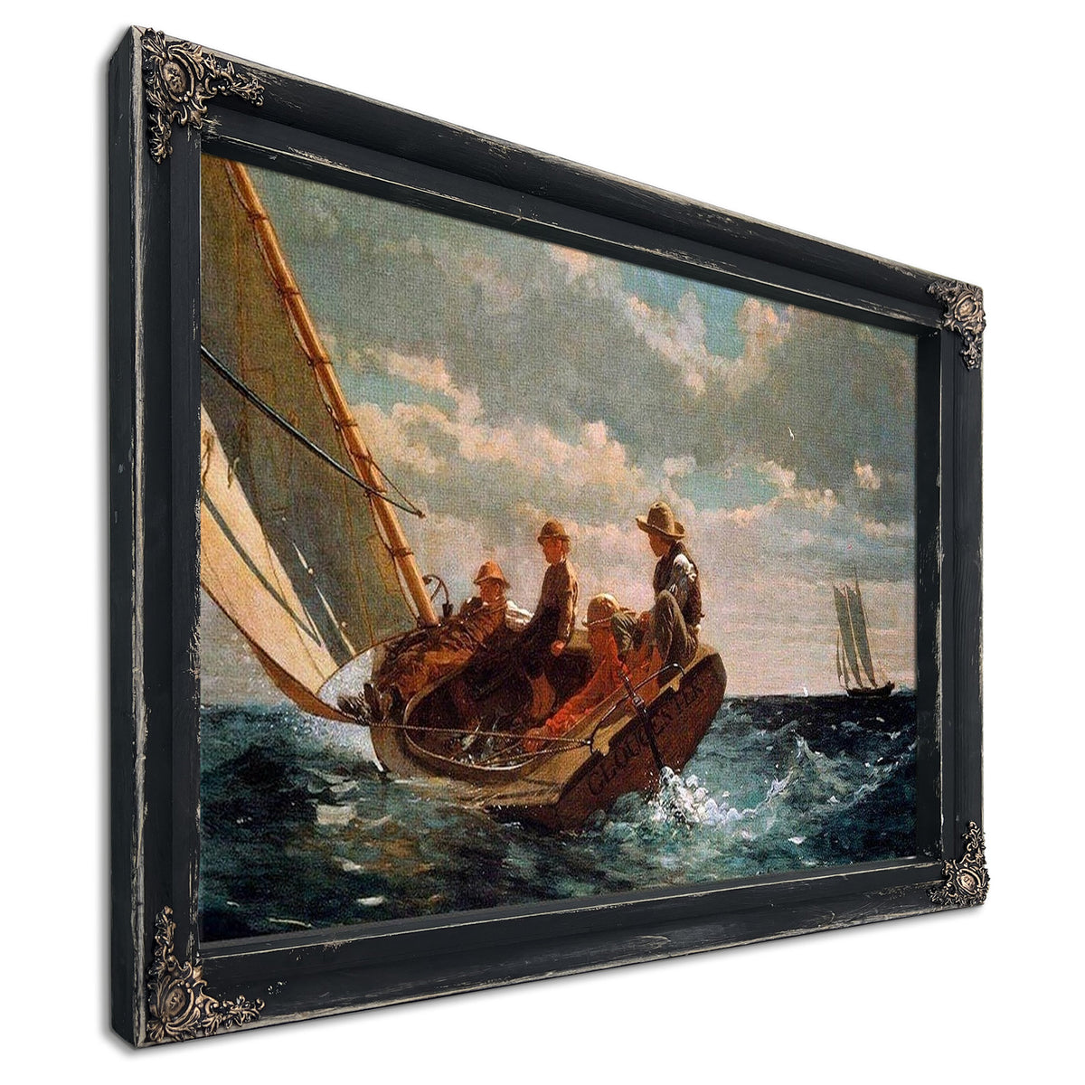Breezing Up By Winslow Homer