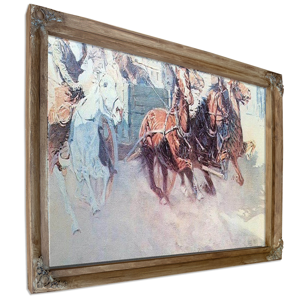 Bringing Home The New Cook By Frederic Remington