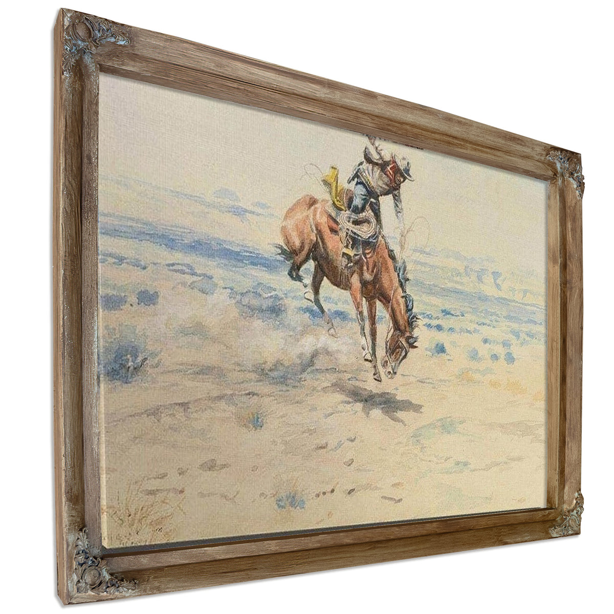 Bucking Bronco By Charles Marion Russell