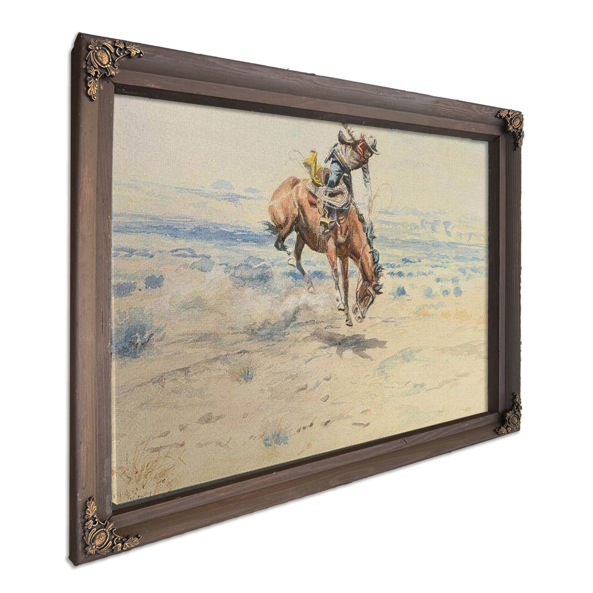Bucking Bronco By Charles Marion Russell