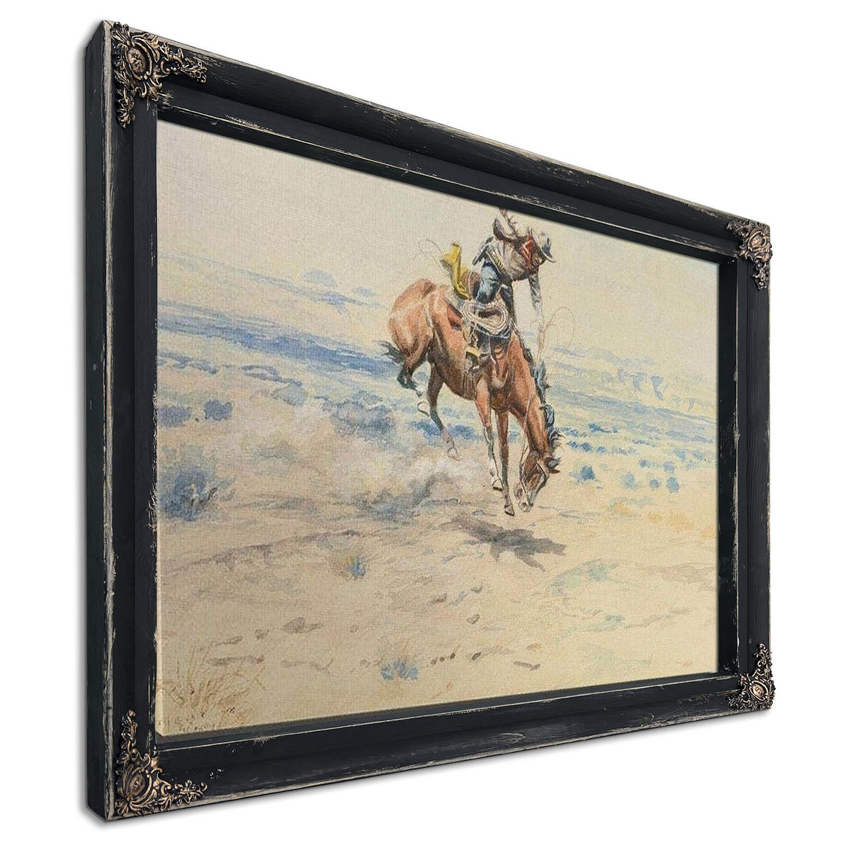 Bucking Bronco By Charles Marion Russell