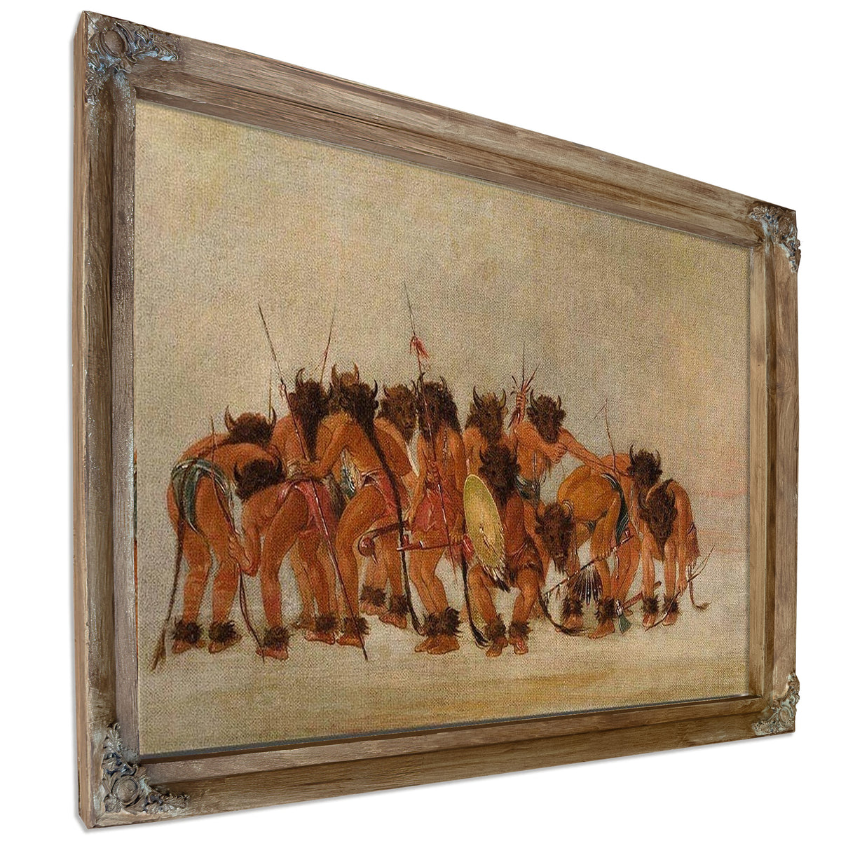 Buffalo Dance, Mandan By George Catlin