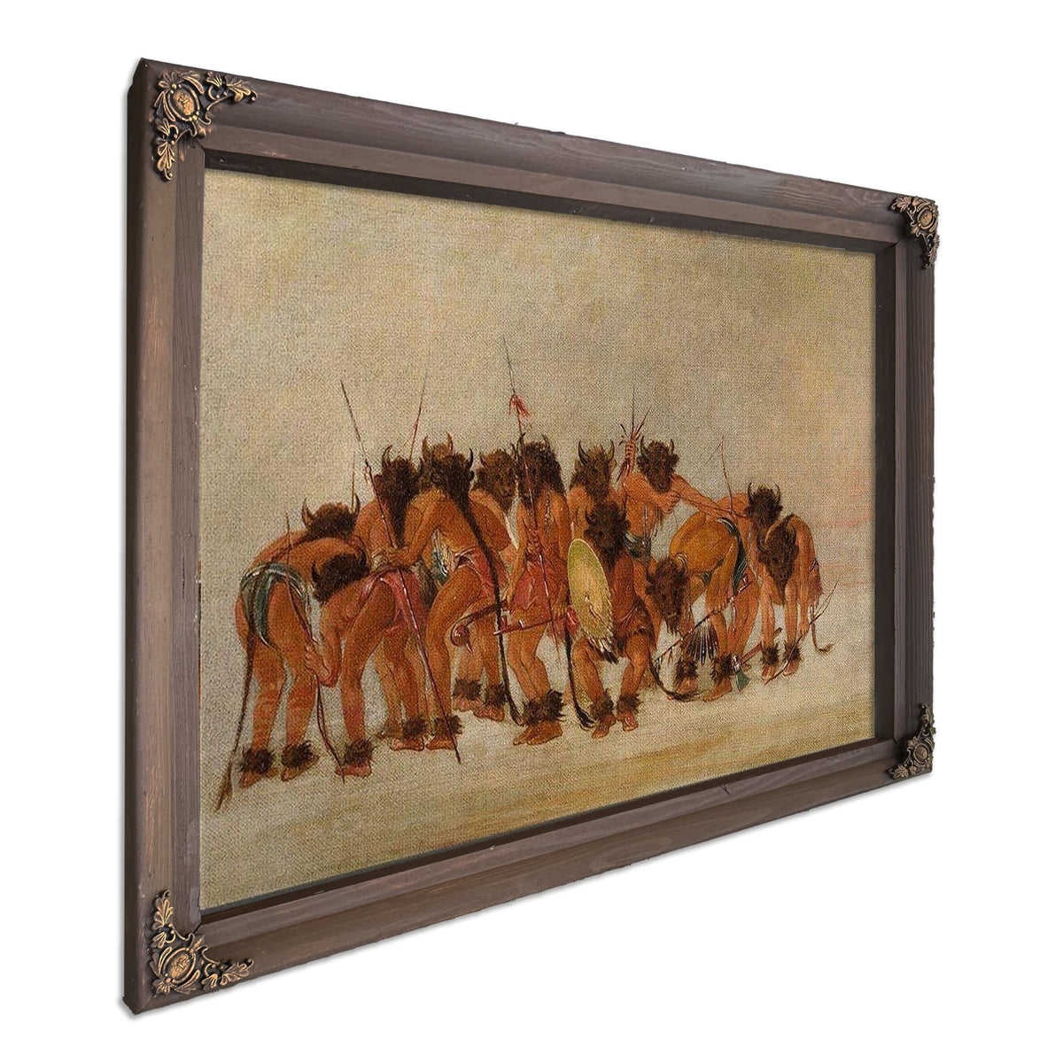 Buffalo Dance, Mandan By George Catlin