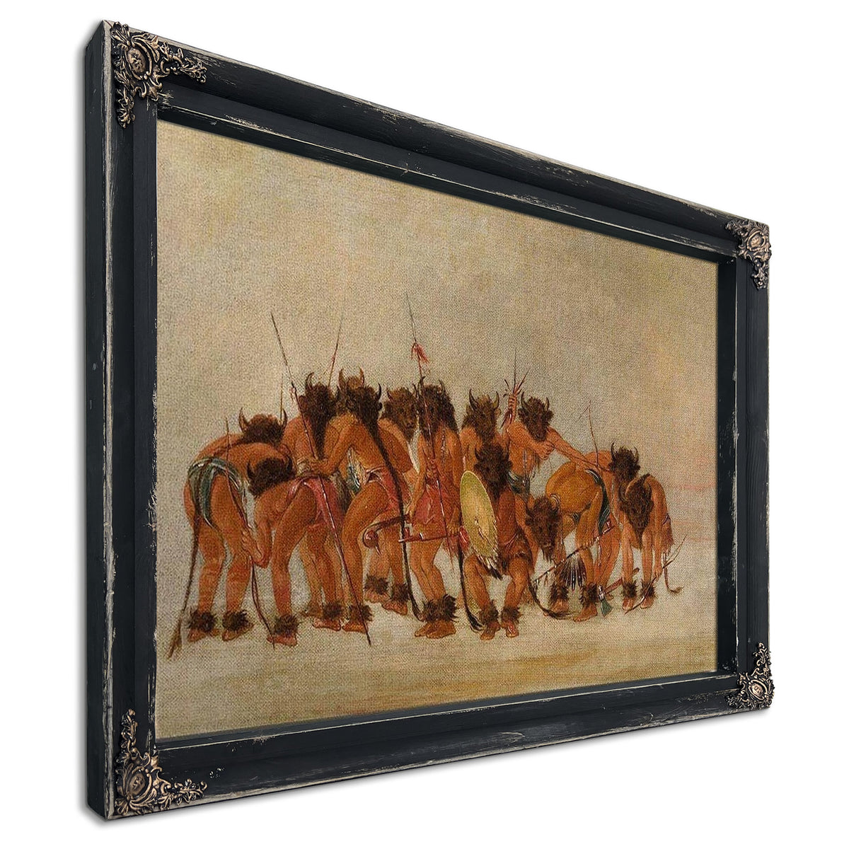 Buffalo Dance, Mandan By George Catlin