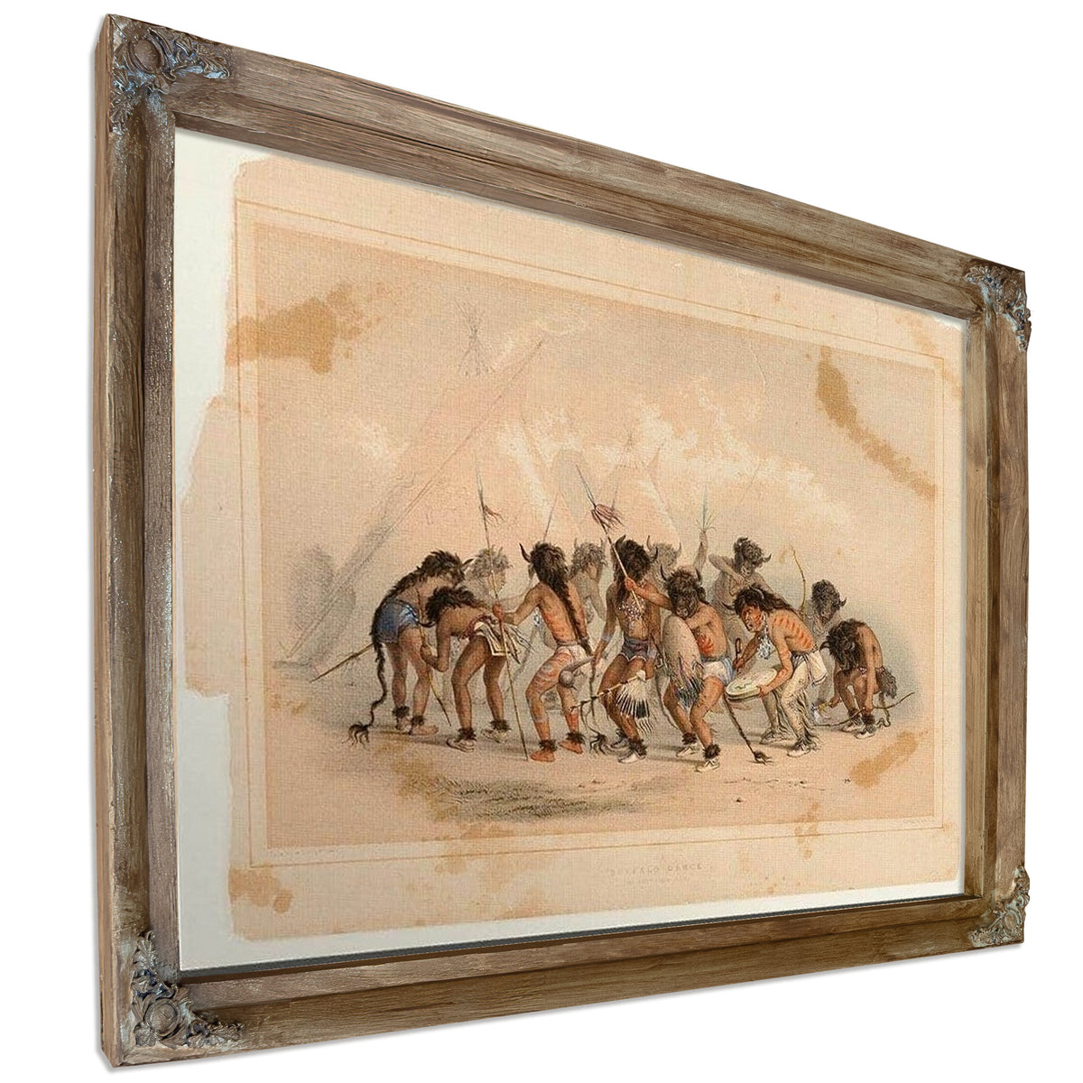 Buffalo Dance No.8 By George Catlin