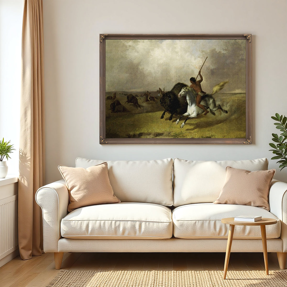 Buffalo Hunt On The Southwestern Prairies By John Mix Stanley