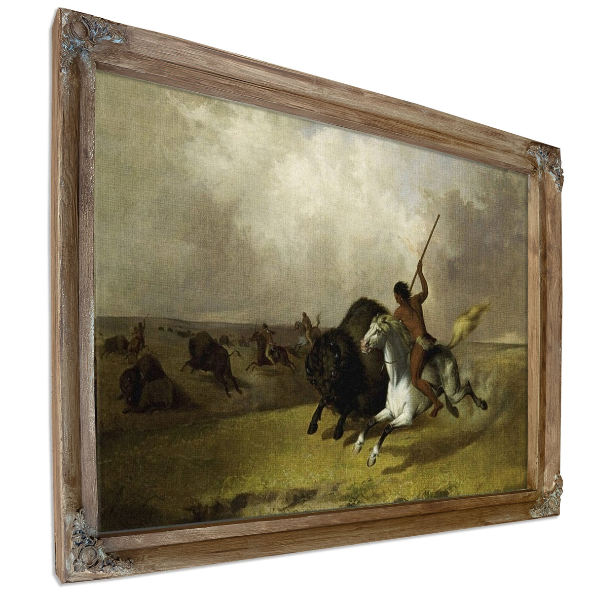 Buffalo Hunt On The Southwestern Prairies By John Mix Stanley