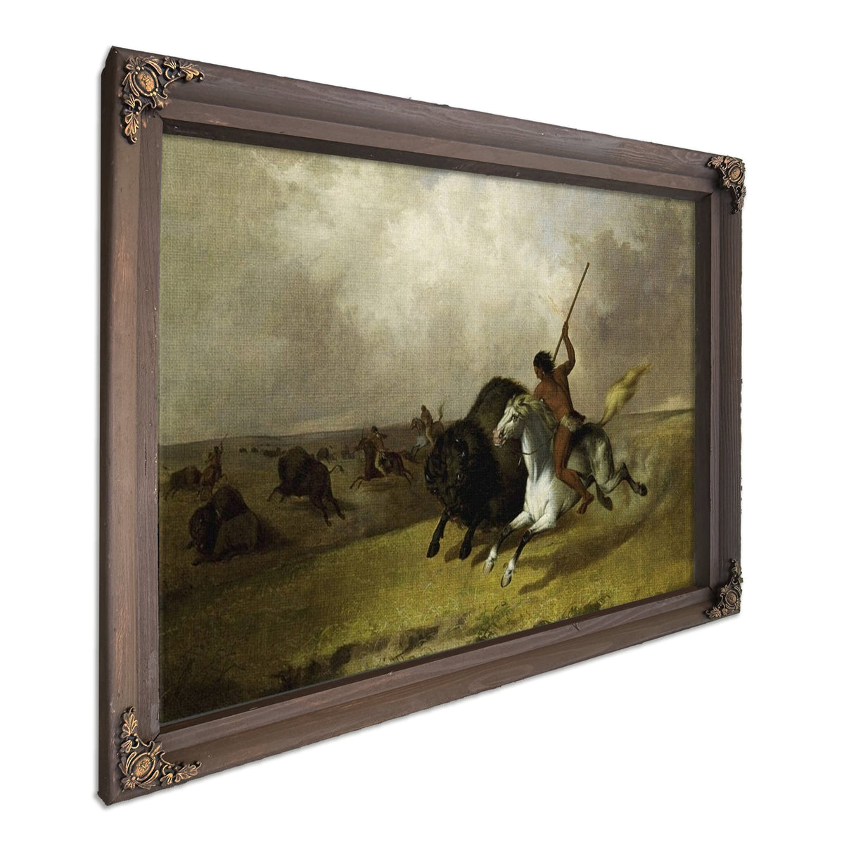 Buffalo Hunt On The Southwestern Prairies By John Mix Stanley