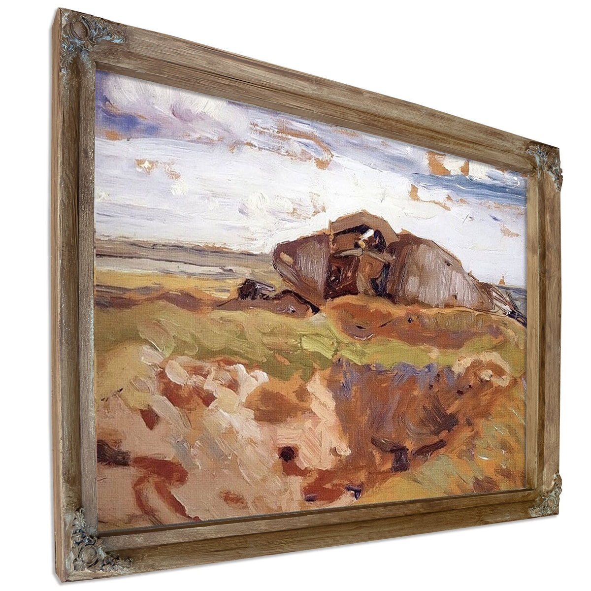 Burnt Out Tank By Fh Varley