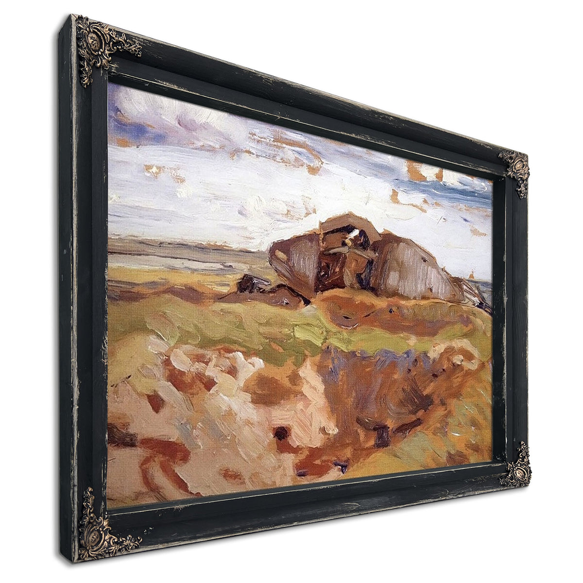 Burnt Out Tank By Fh Varley
